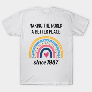 Making The World Better Since 1987 T-Shirt